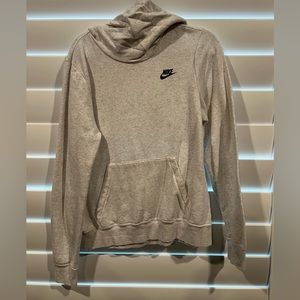 Nike gray cowsneck hoodie